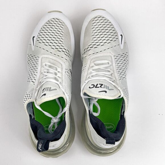 Nike Air Max 270 Shoes Mens Size 13 White Black Running Sneakers AH8050-100 main image 4